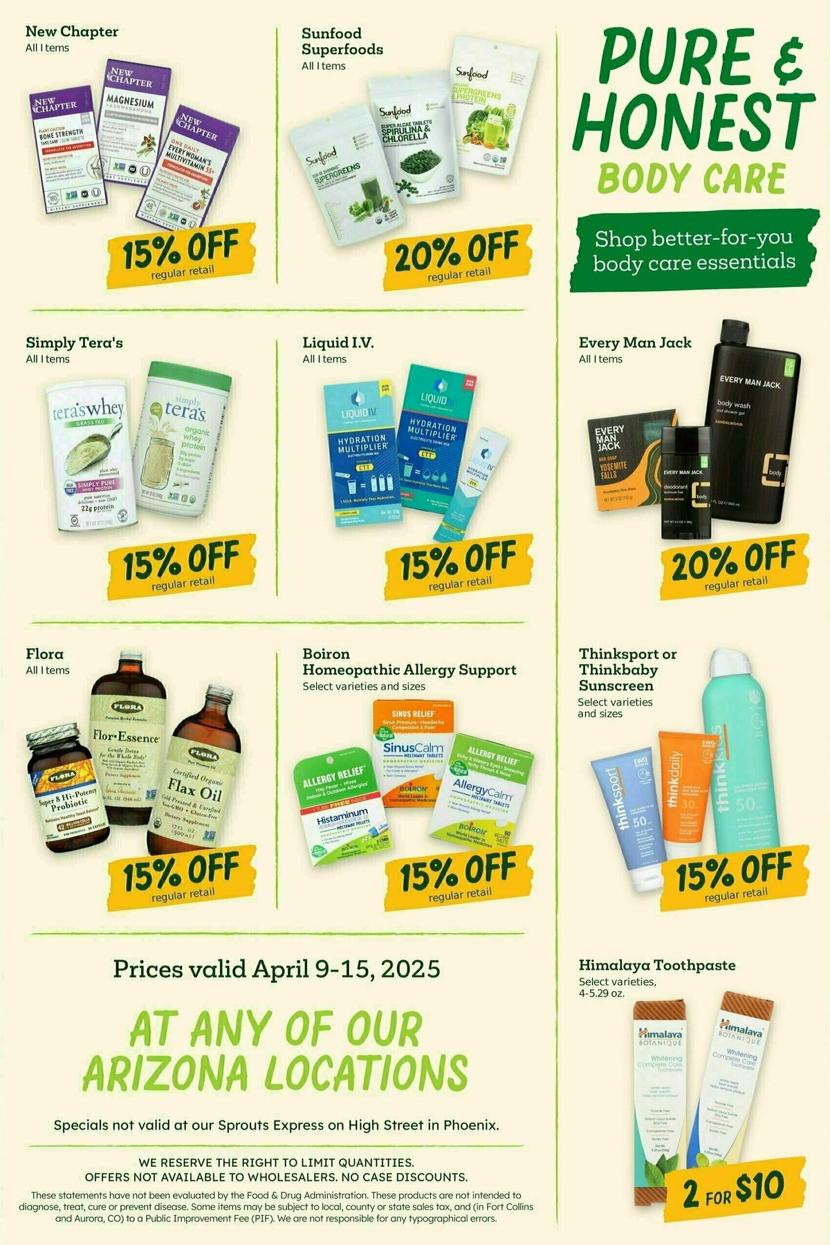 Sprouts Farmers Market Weekly Ad from April 9