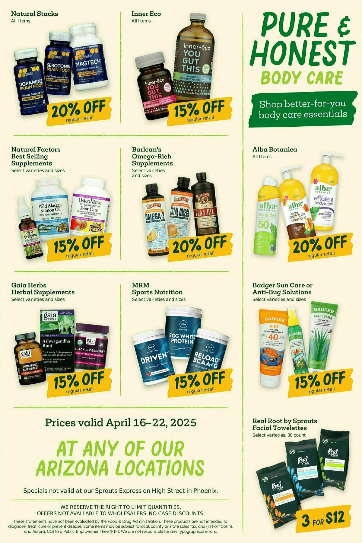 Sprouts Farmers Market Weekly Ad from April 16