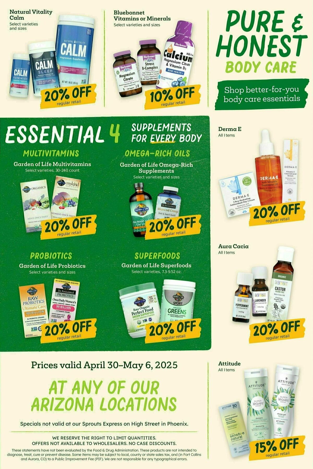 Sprouts Farmers Market Weekly Ad from April 30