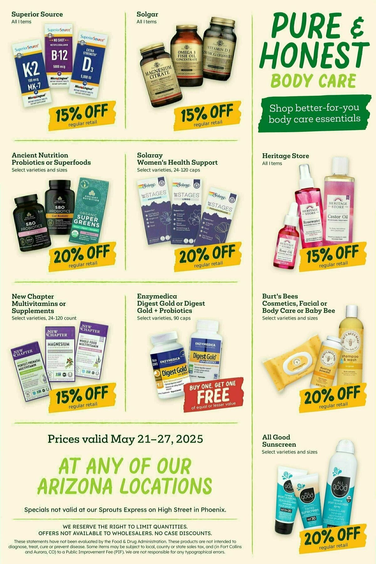 Sprouts Farmers Market Weekly Ad from May 21