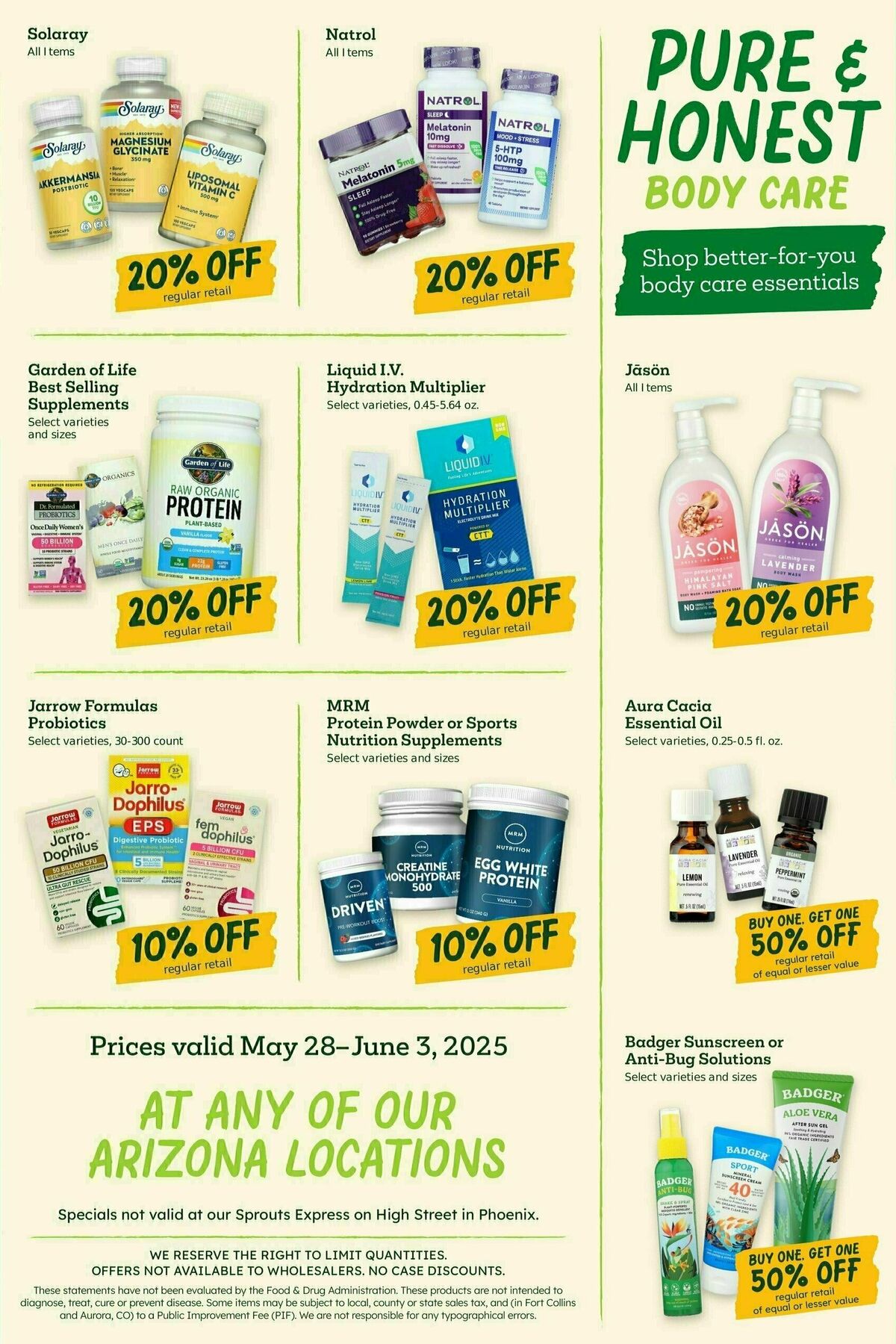 Sprouts Farmers Market Weekly Ad from May 28