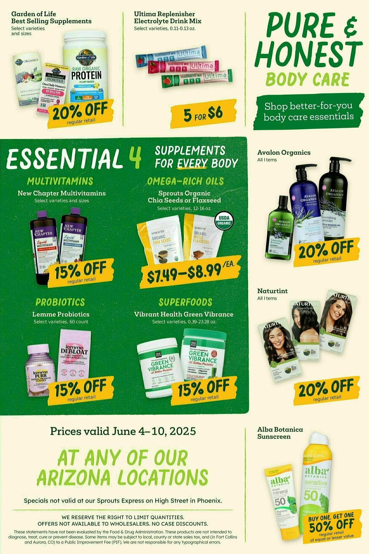 Sprouts Farmers Market Weekly Ad from June 4