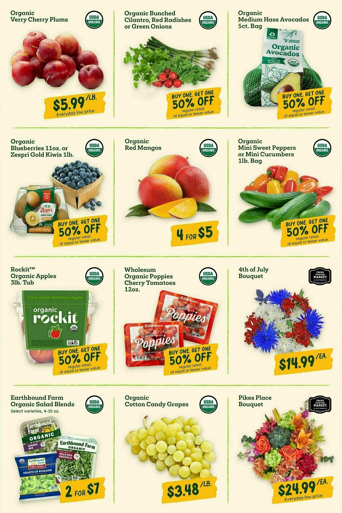 Sprouts Farmers Market Weekly Ad from July 2