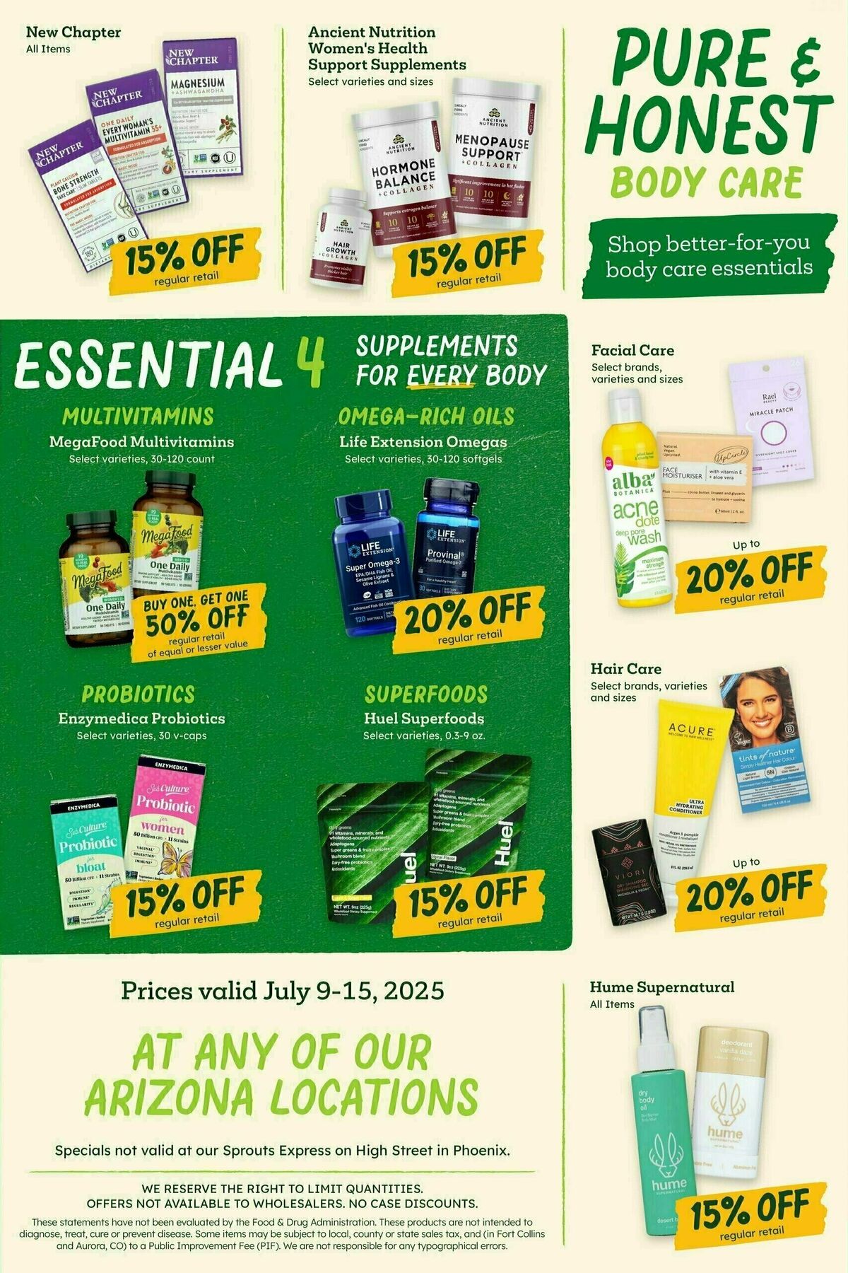 Sprouts Farmers Market Weekly Ad from July 9