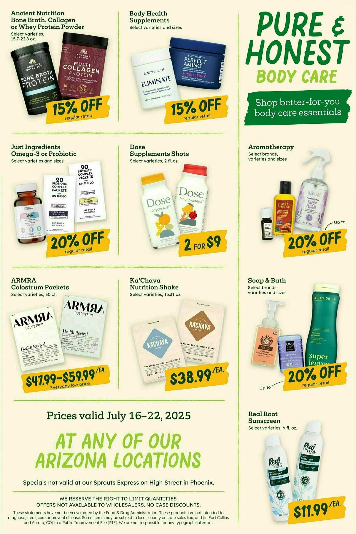 Sprouts Farmers Market Weekly Ad from July 16
