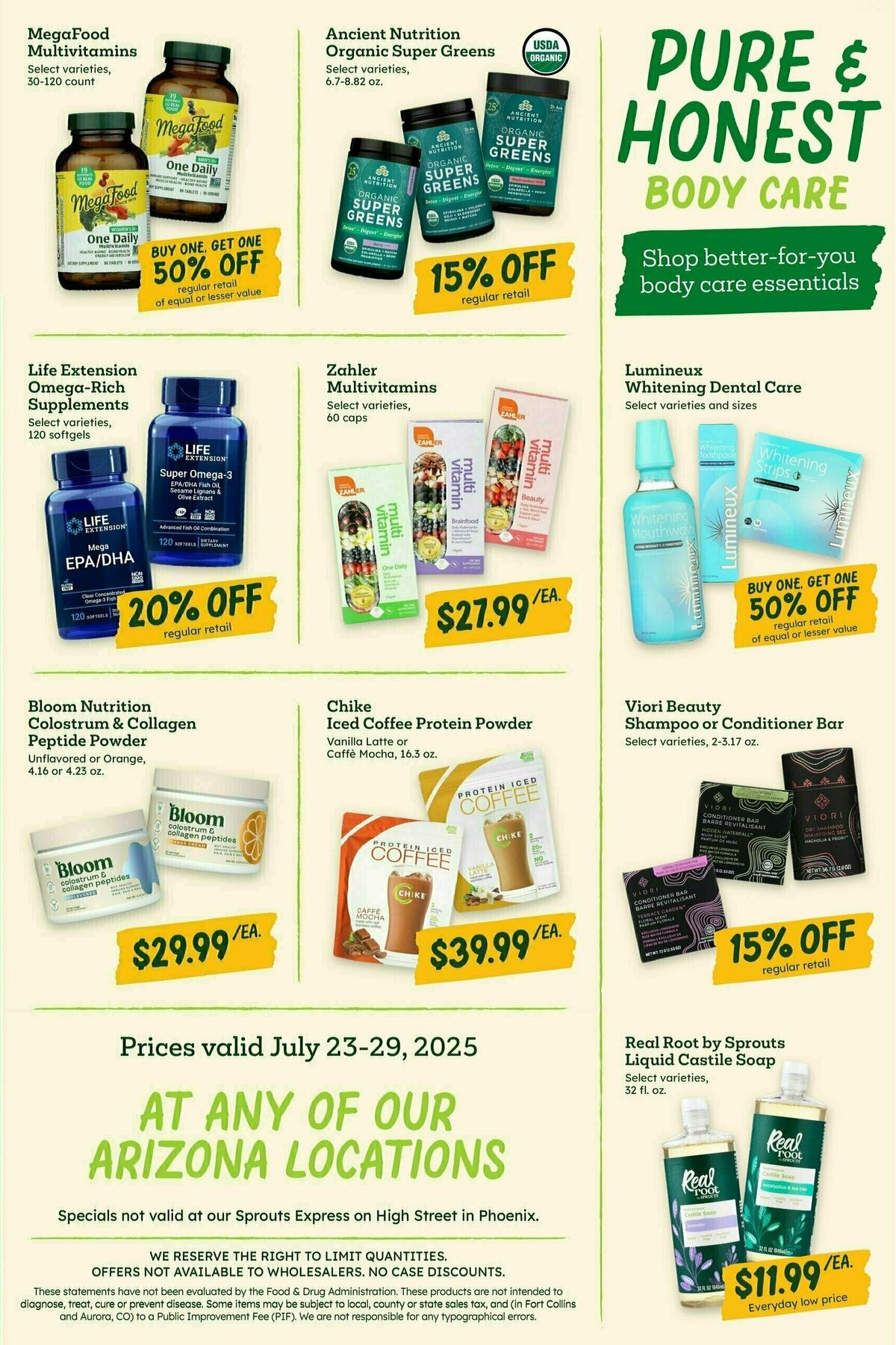 Sprouts Farmers Market Weekly Ad from July 23