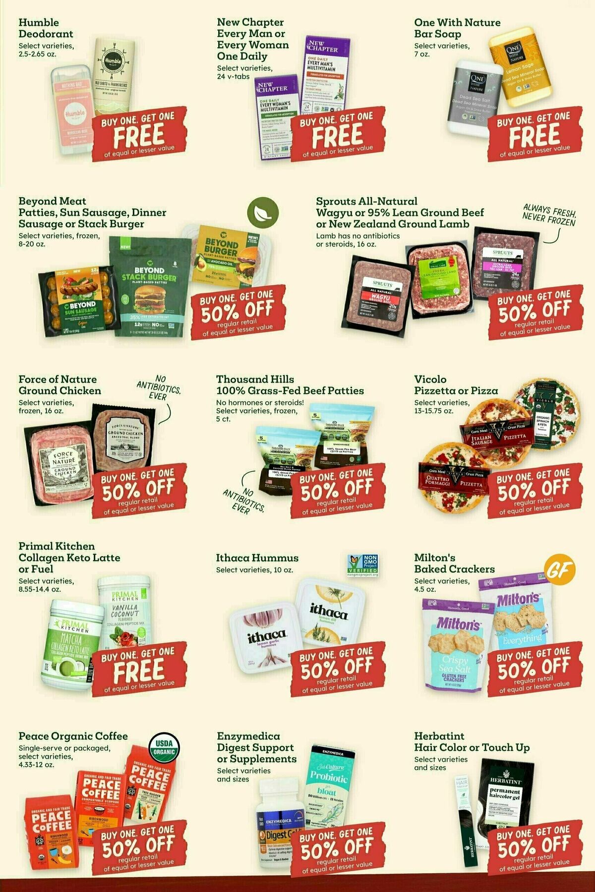 Sprouts Farmers Market Weekly Ad from August 27