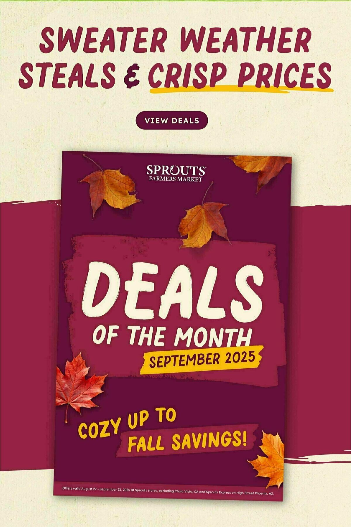 Sprouts Farmers Market Weekly Ad from September 3