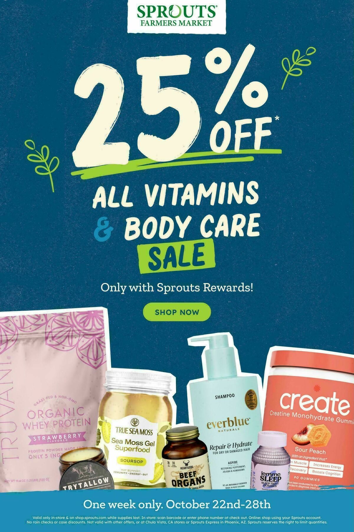 Sprouts Farmers Market Weekly Ad from October 22