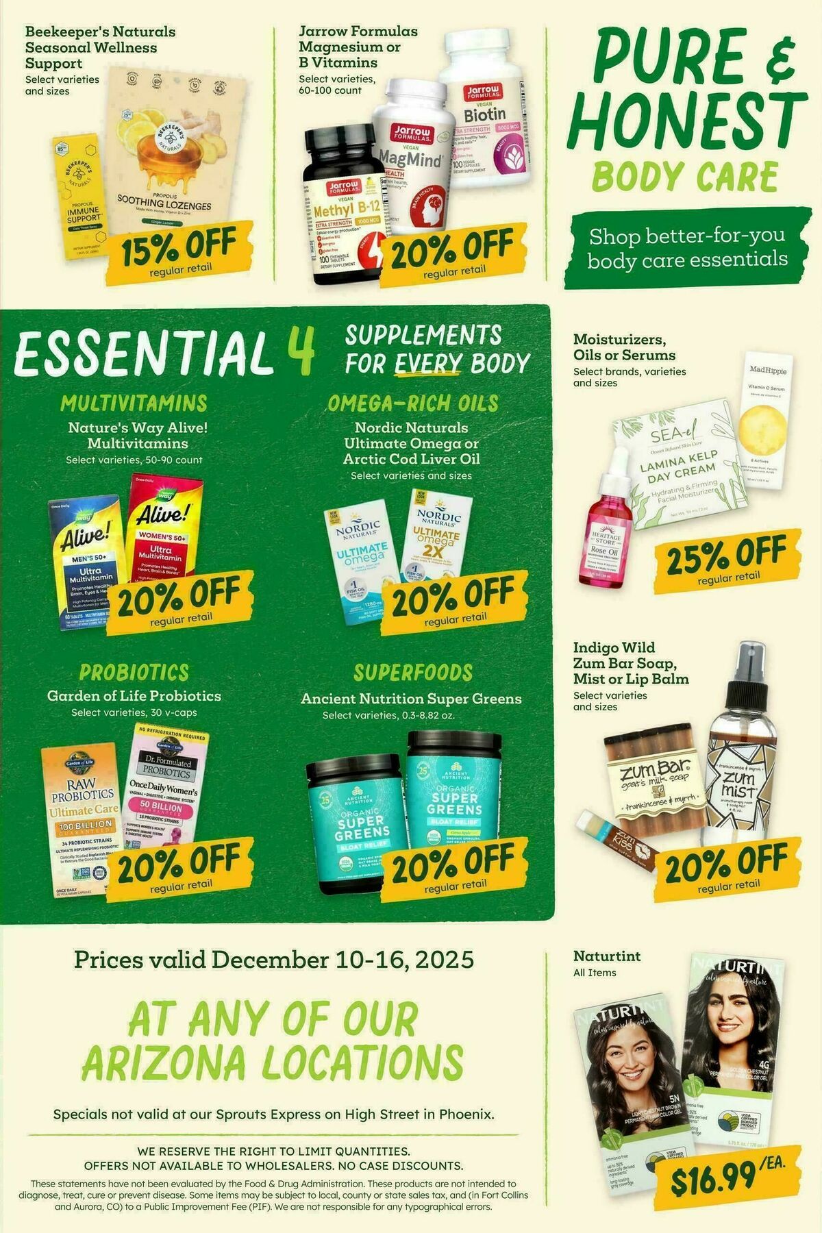 Sprouts Farmers Market Weekly Ad from December 10