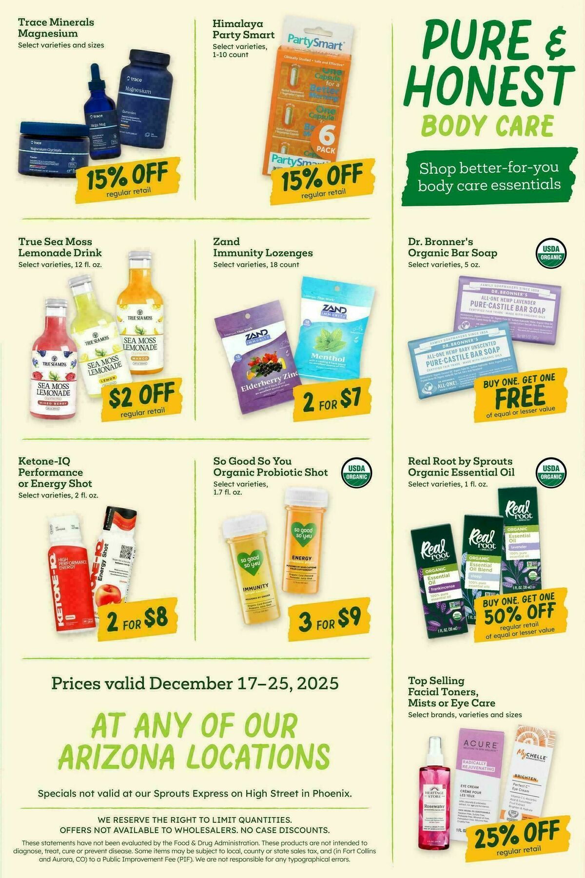 Sprouts Farmers Market Weekly Ad from December 17