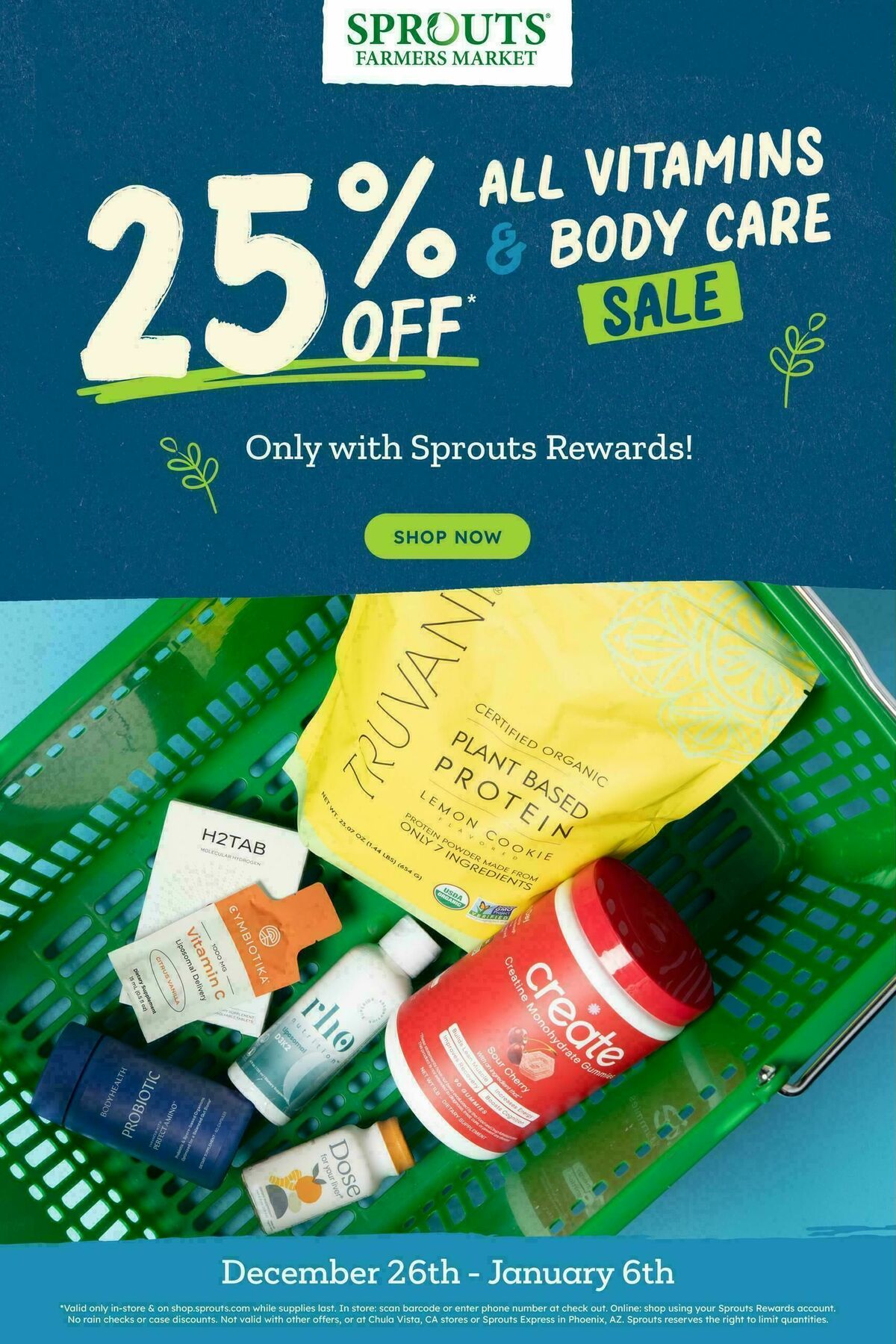 Sprouts Farmers Market Weekly Ad from December 26