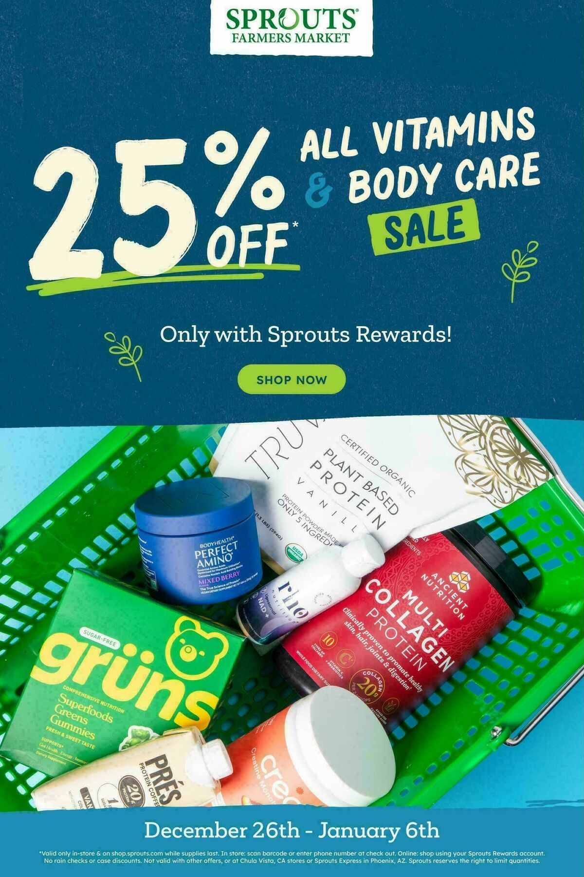 Sprouts Farmers Market Weekly Ad from December 31