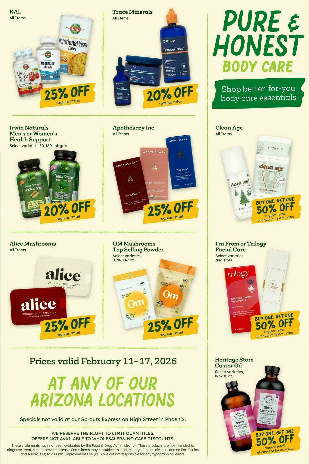 Sprouts Farmers Market Weekly Ad from February 11