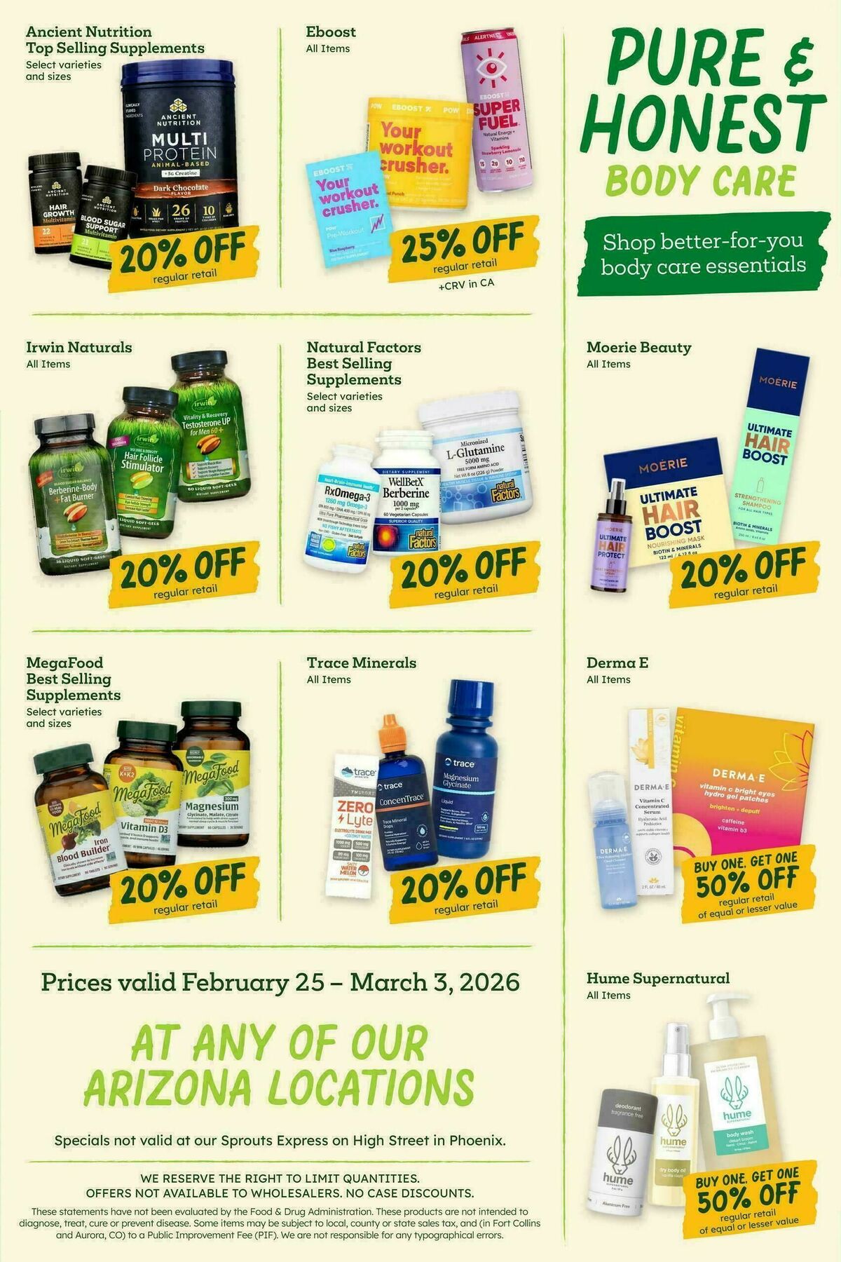 Sprouts Farmers Market Weekly Ad from February 25