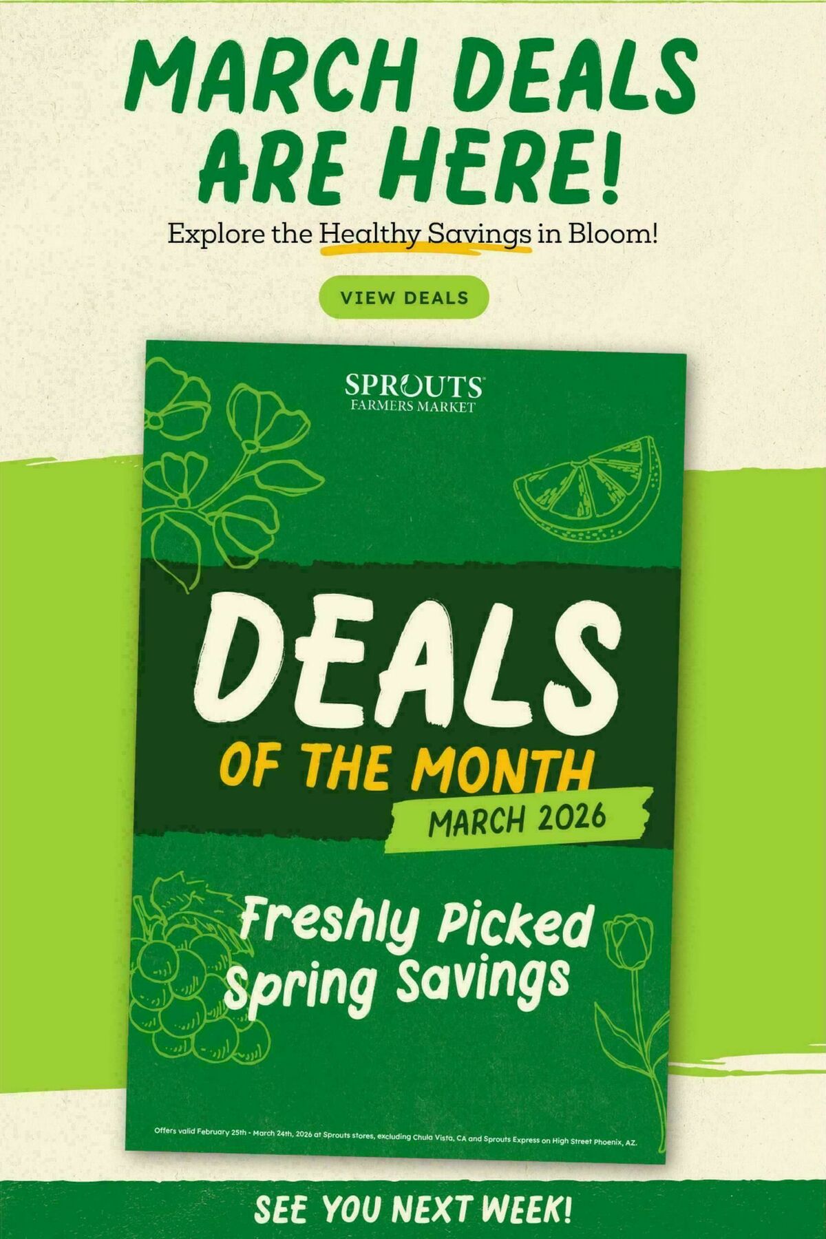 Sprouts Farmers Market Weekly Ad from March 11