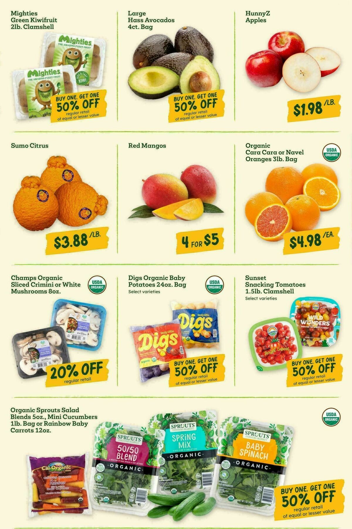 Sprouts Farmers Market Weekly Ad from March 25