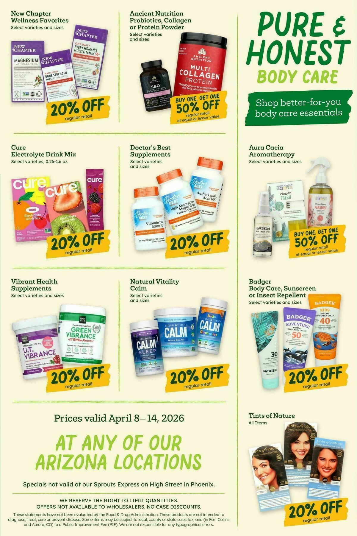 Sprouts Farmers Market Weekly Ad from April 8