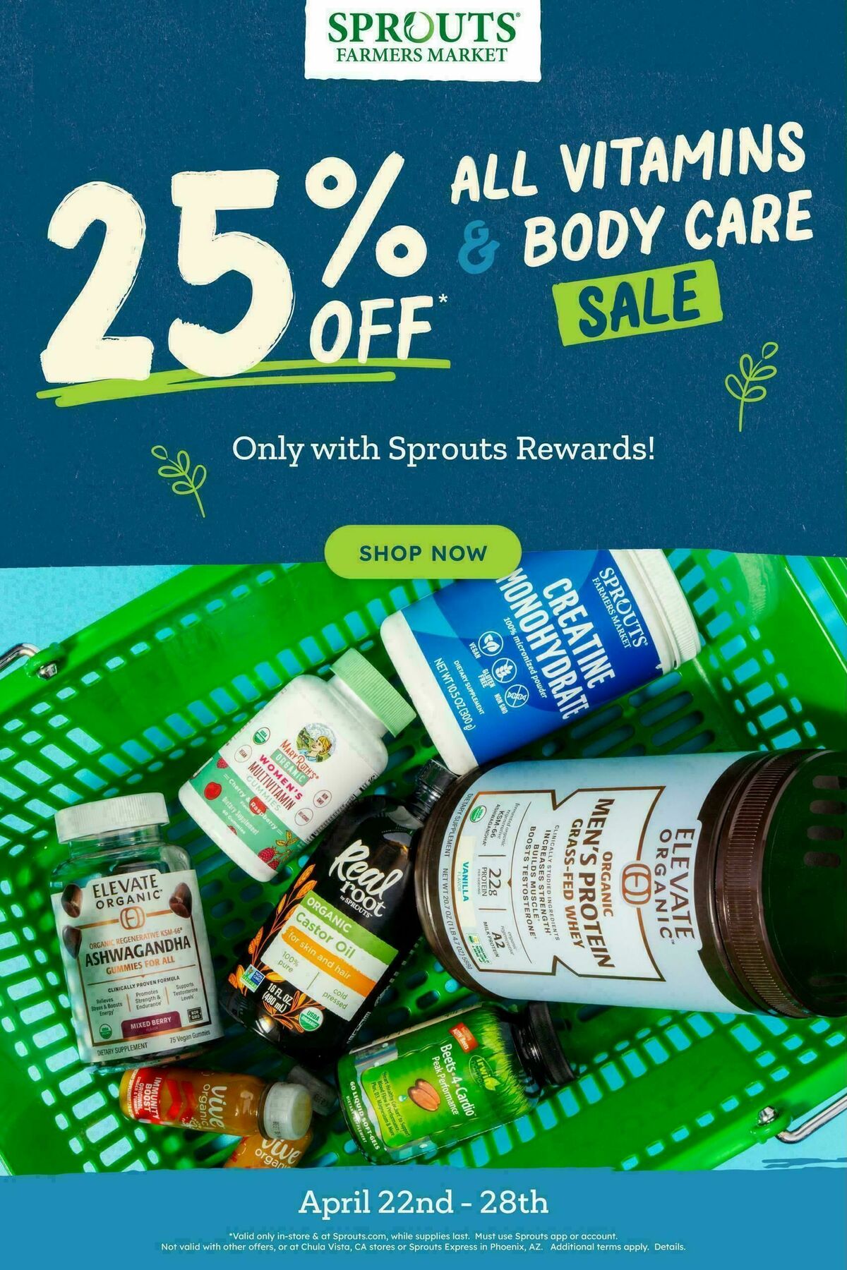 Sprouts Farmers Market Weekly Ad from April 22