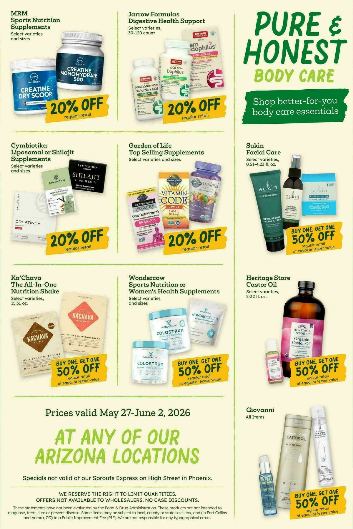 Sprouts Farmers Market Weekly Ad from May 27