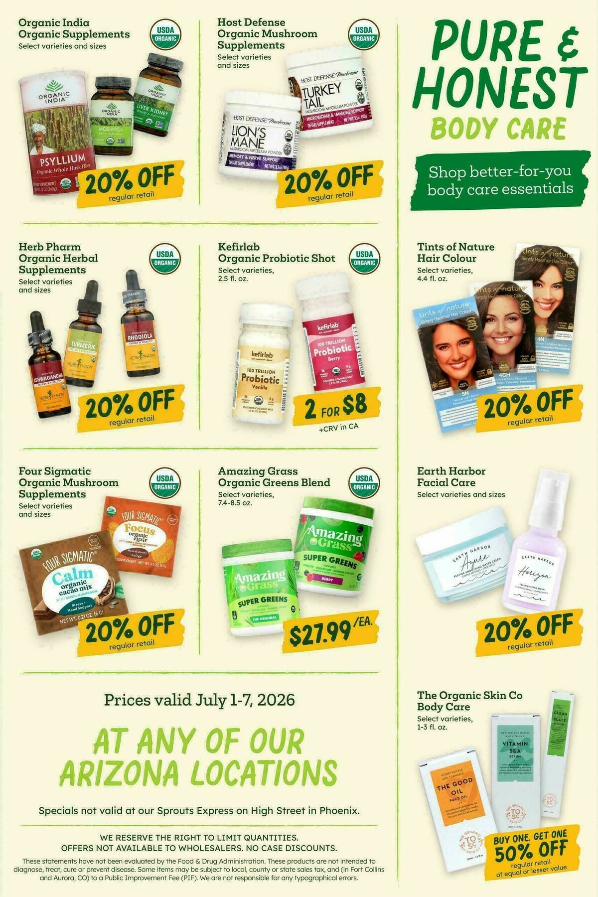 Sprouts Farmers Market Weekly Ad from July 1