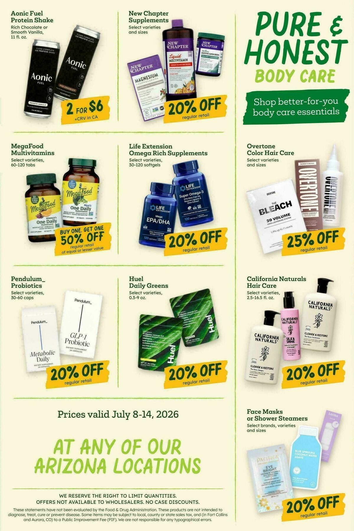 Sprouts Farmers Market Weekly Ad from July 8