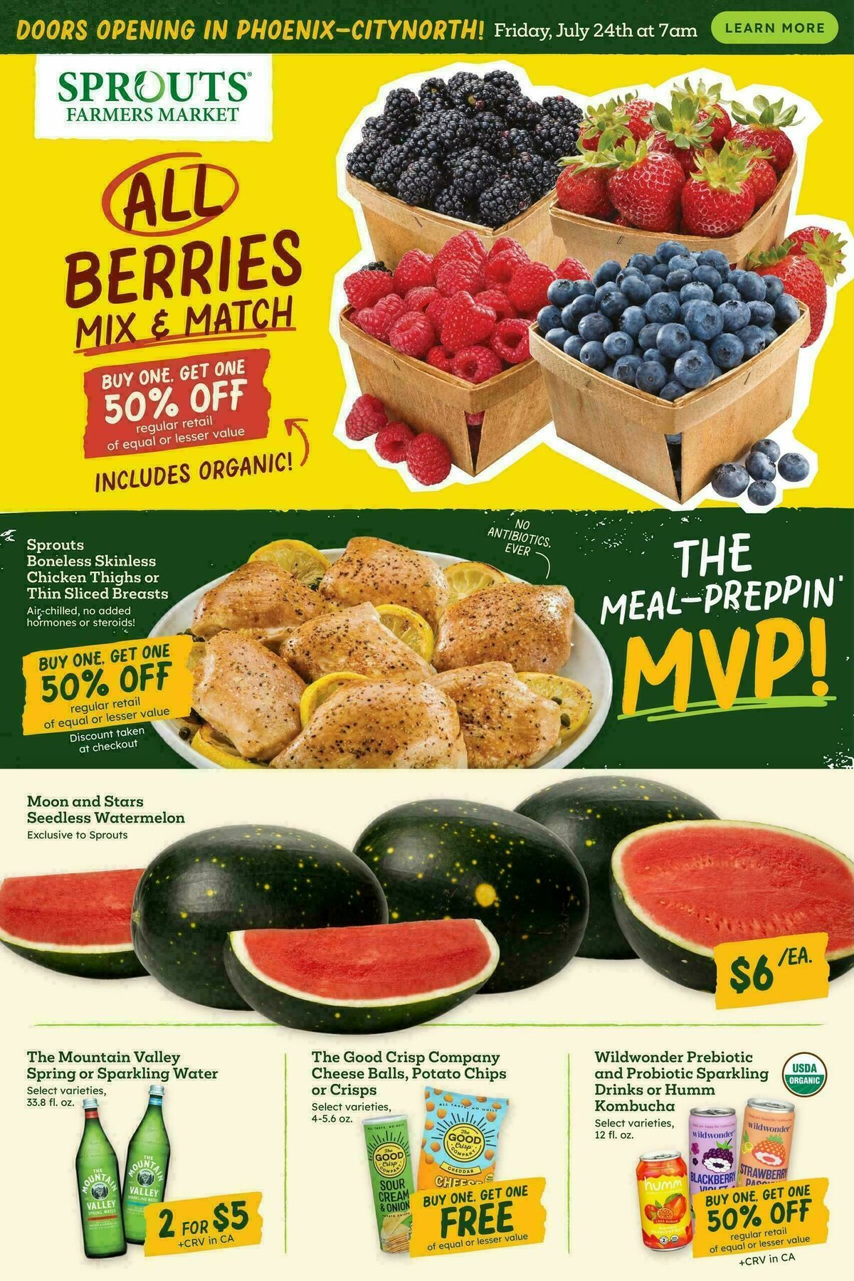 Sprouts Farmers Market Weekly Ad from July 22