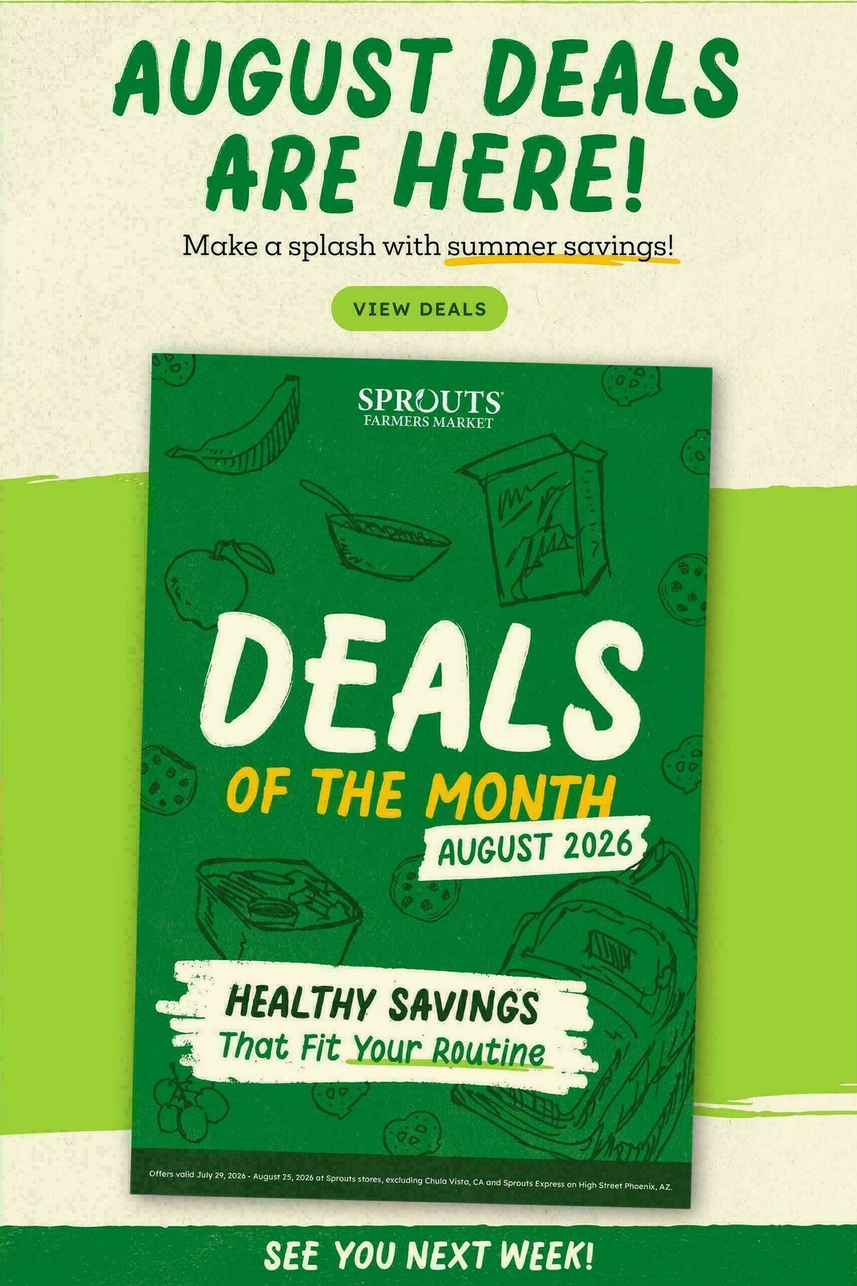 Sprouts Farmers Market Weekly Ad from August 5