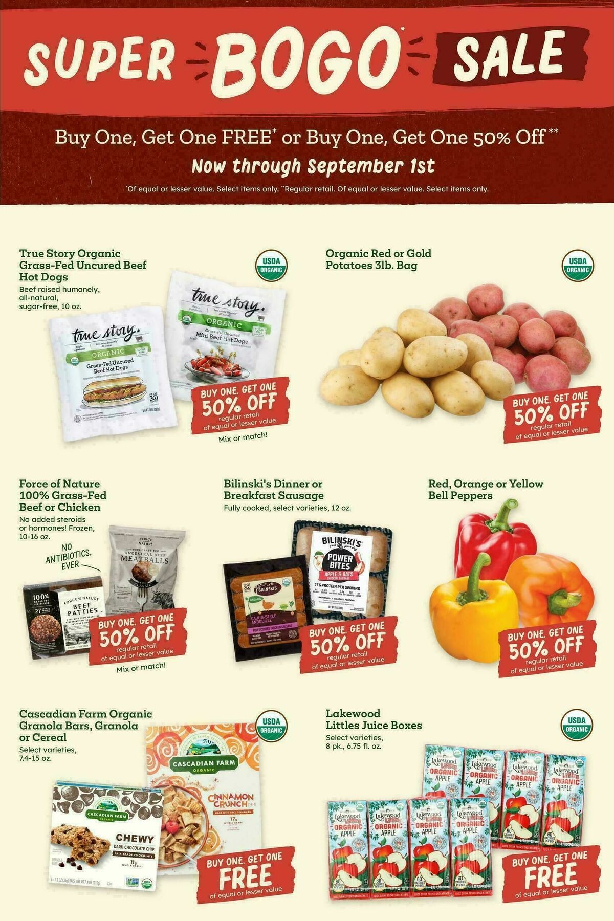 Sprouts Farmers Market Weekly Ad from August 26