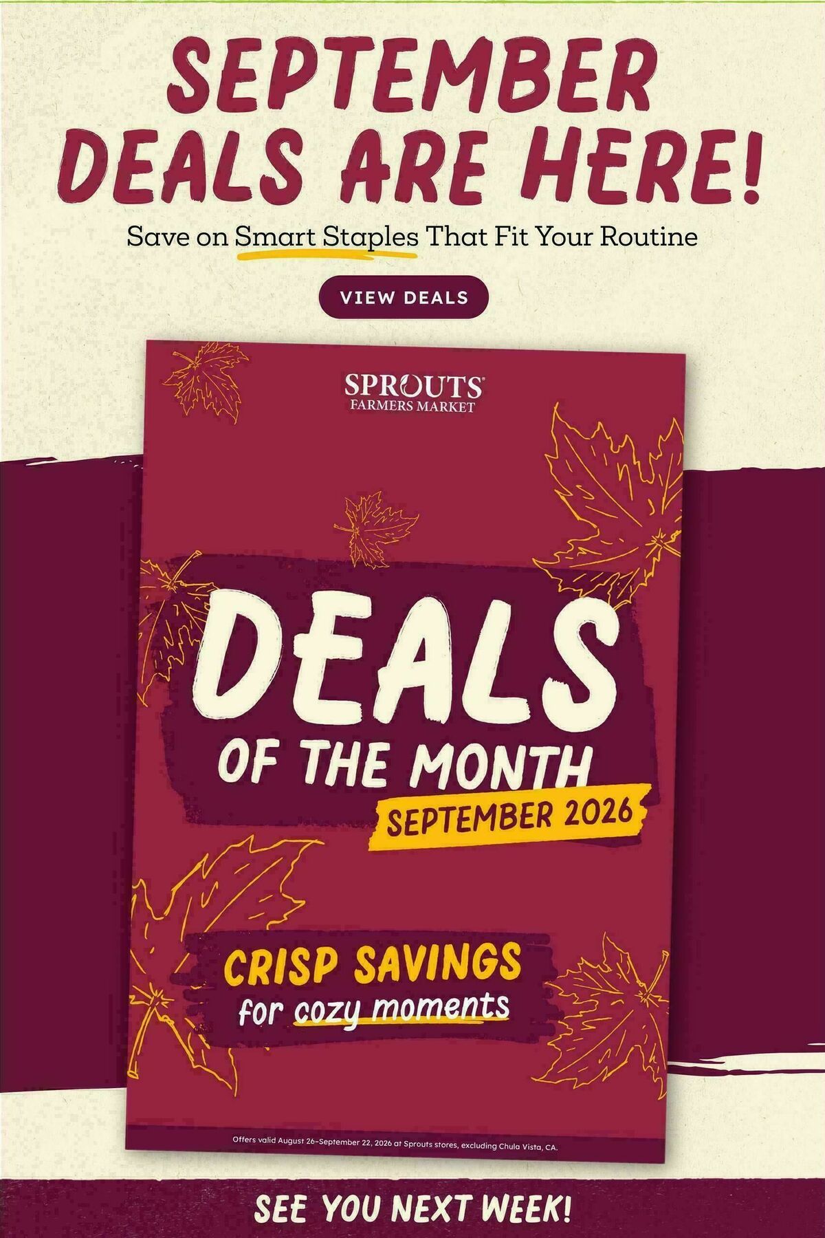 Sprouts Farmers Market Weekly Ad from September 2