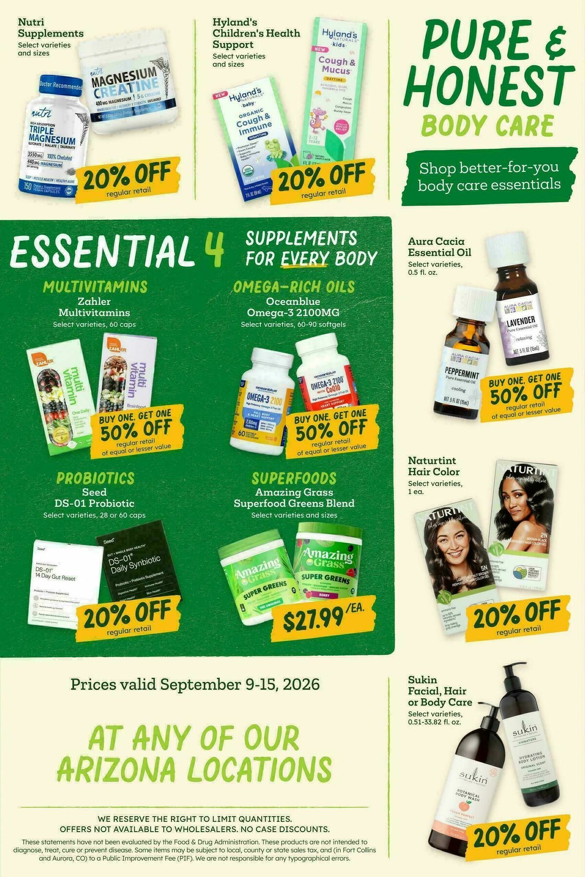 Sprouts Farmers Market Weekly Ad from September 9