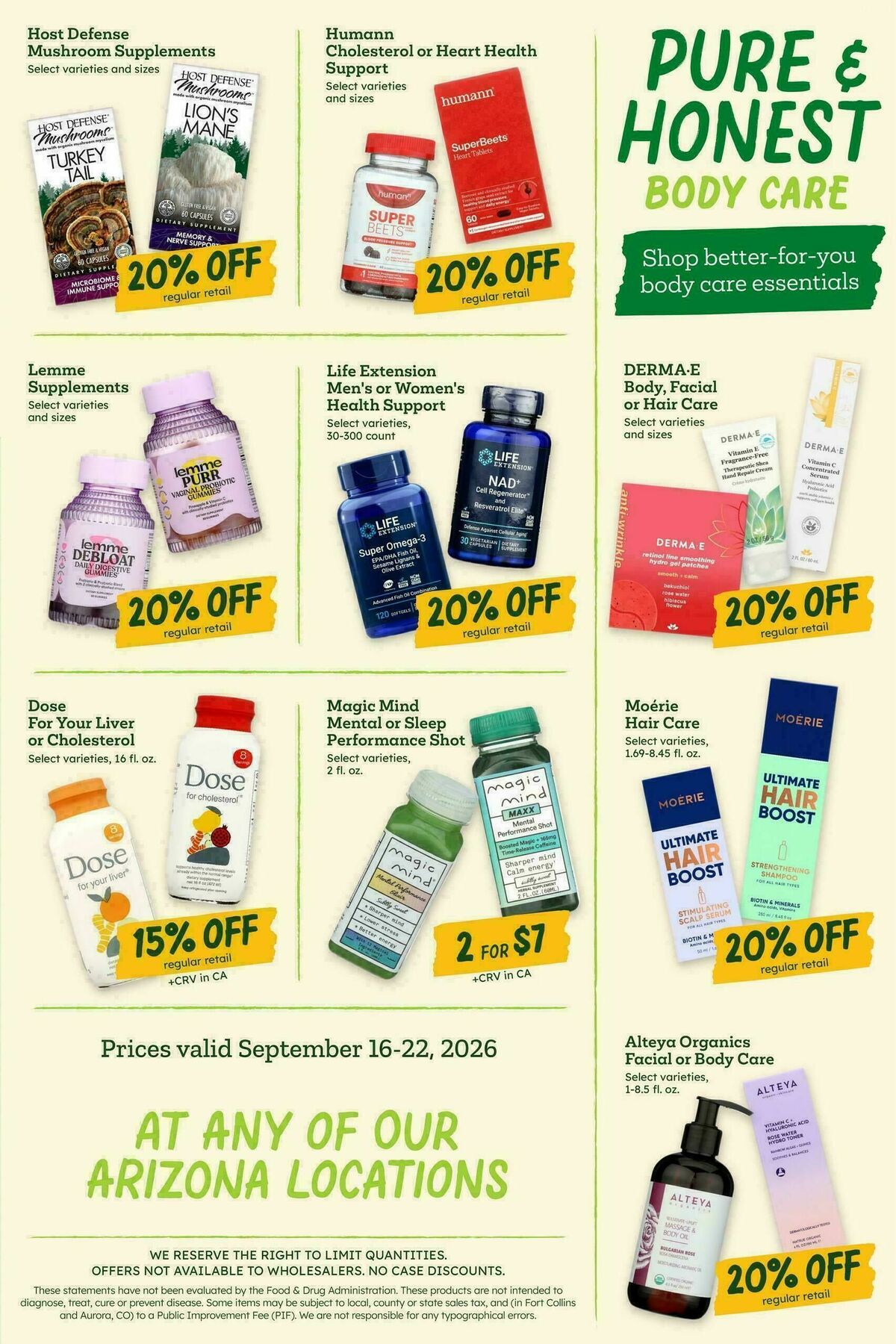 Sprouts Farmers Market Weekly Ad from September 16