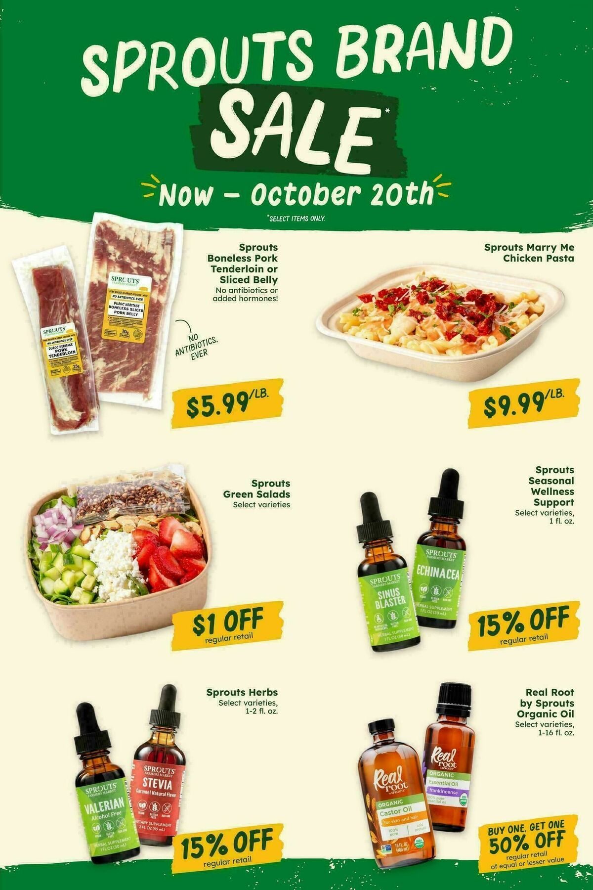 Sprouts Farmers Market Weekly Ad from October 14