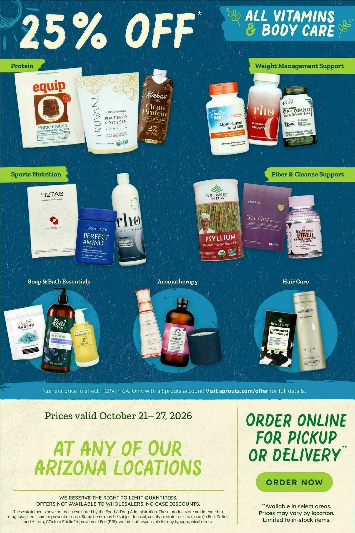 Sprouts Farmers Market Weekly Ad from October 21