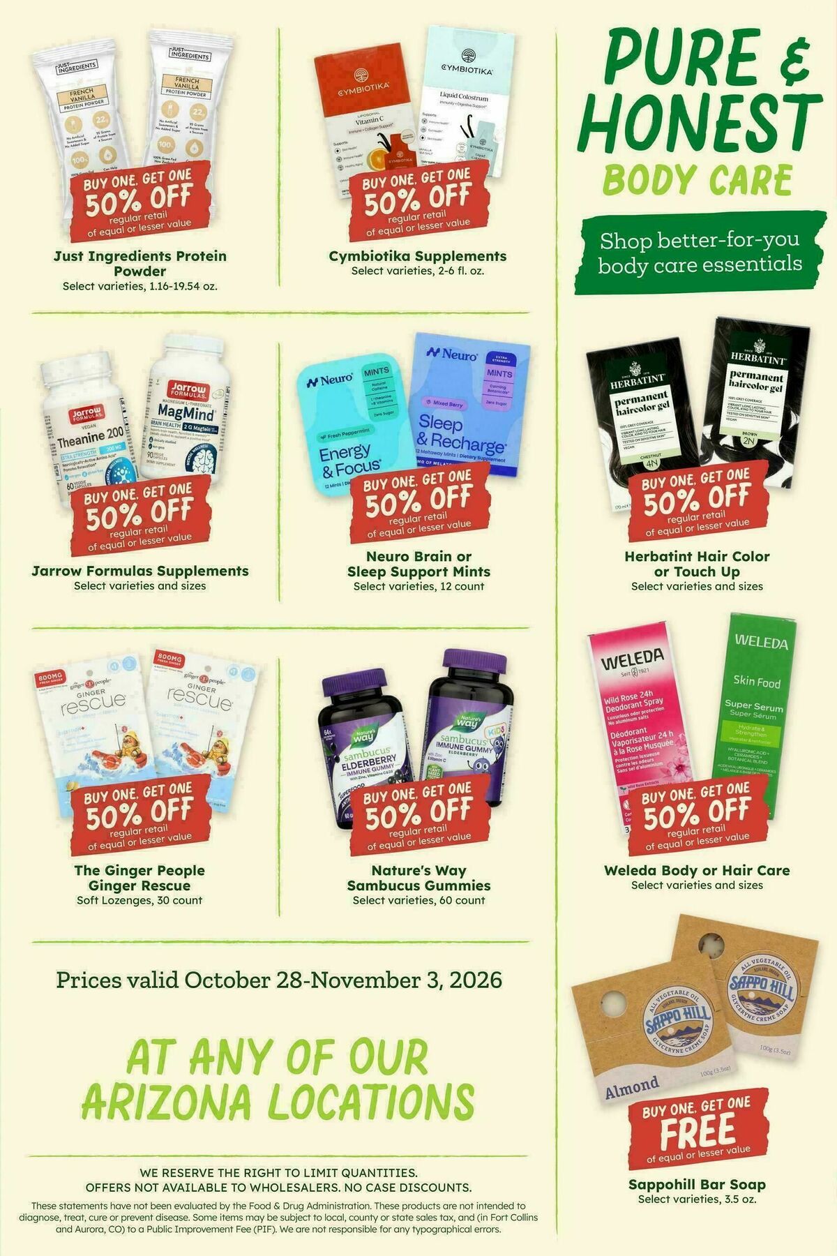 Sprouts Farmers Market Weekly Ad from October 28