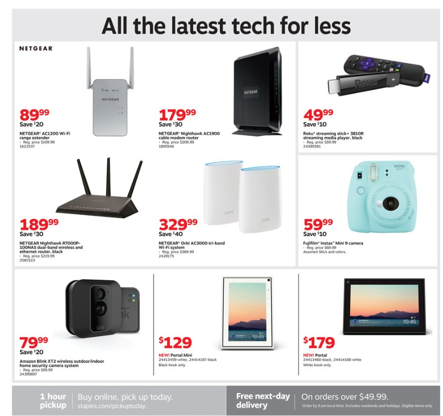 Staples Weekly Ad from October 20