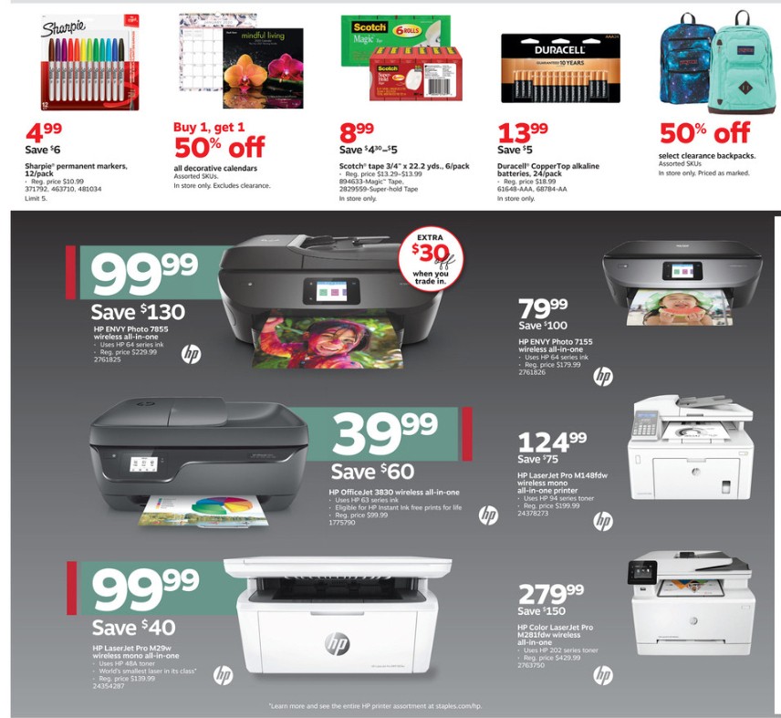 Staples Black Friday Weekly Ad from November 28