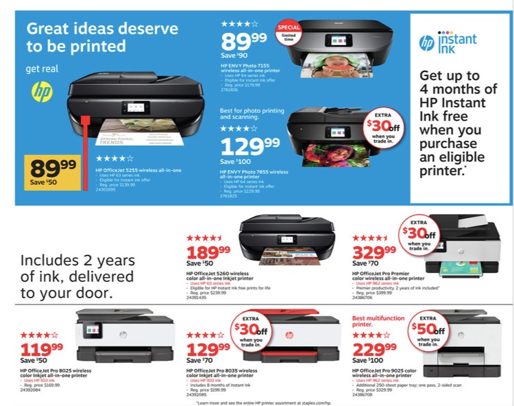 Staples Weekly Ad from January 5