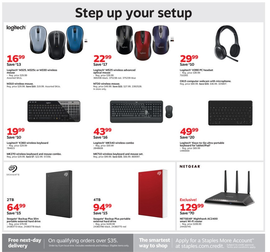 Staples Weekly Ad from January 12