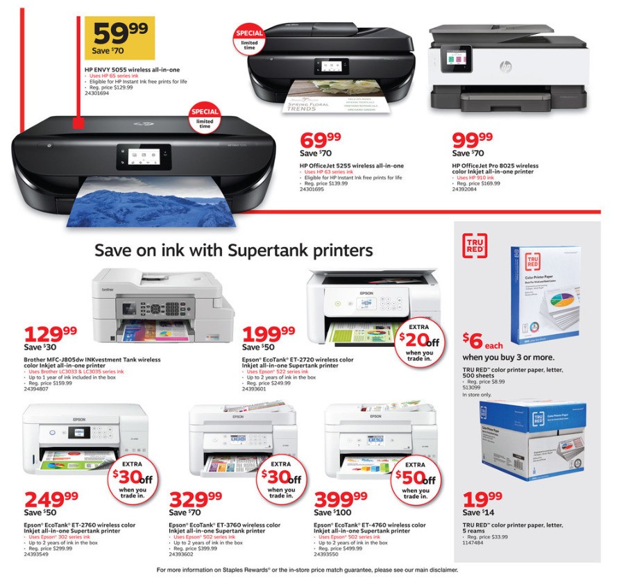 Staples Weekly Ad from January 19