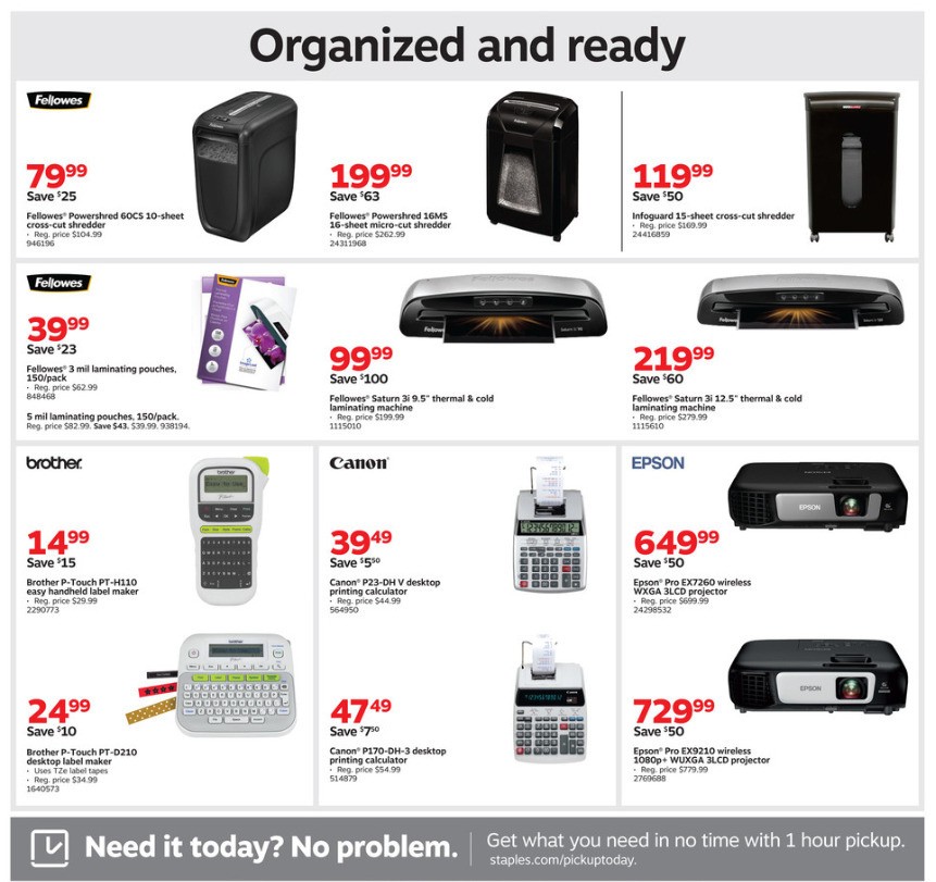 Staples Weekly Ad from February 16
