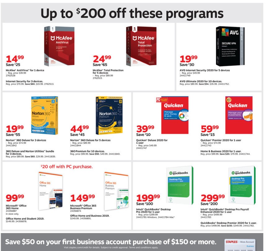 Staples Weekly Ad from February 23