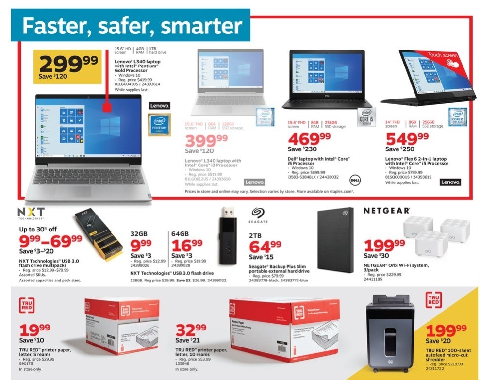 Staples Weekly Ad from March 1