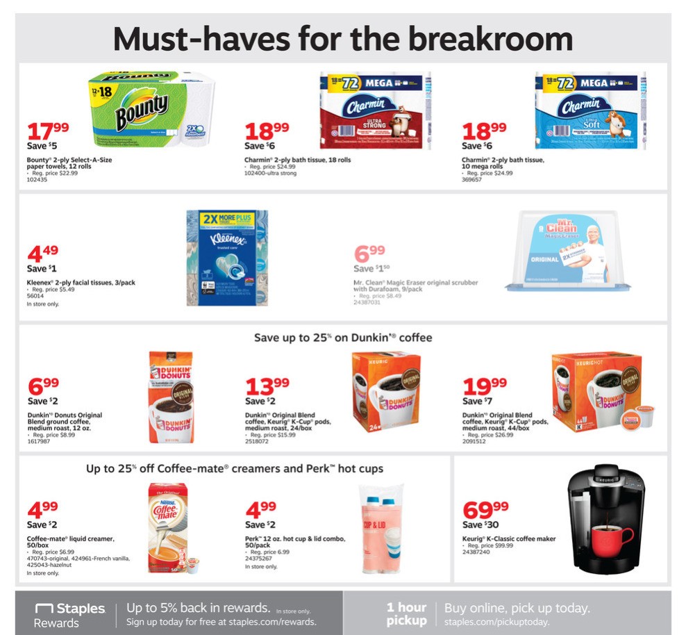 Staples Weekly Ad from March 8