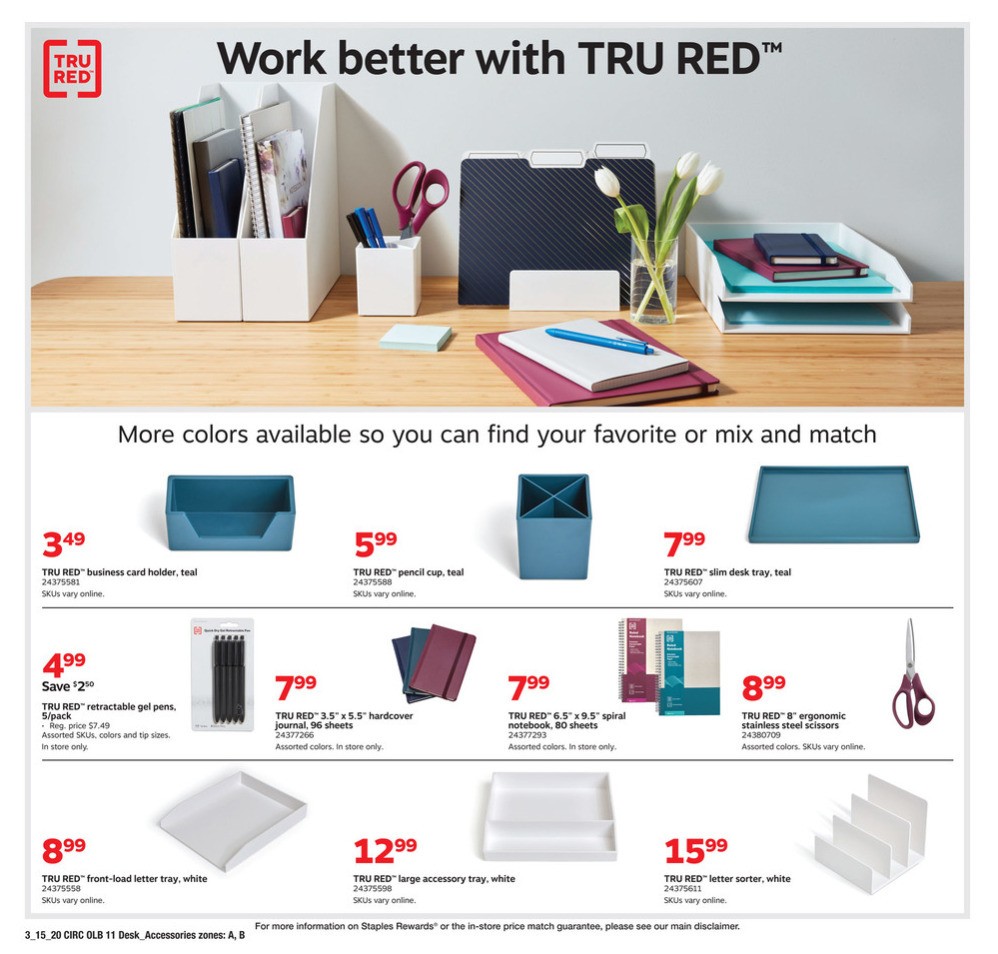 Staples Weekly Ad from March 15