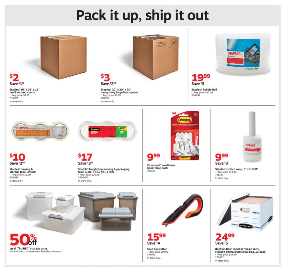 Staples Weekly Ad from March 22