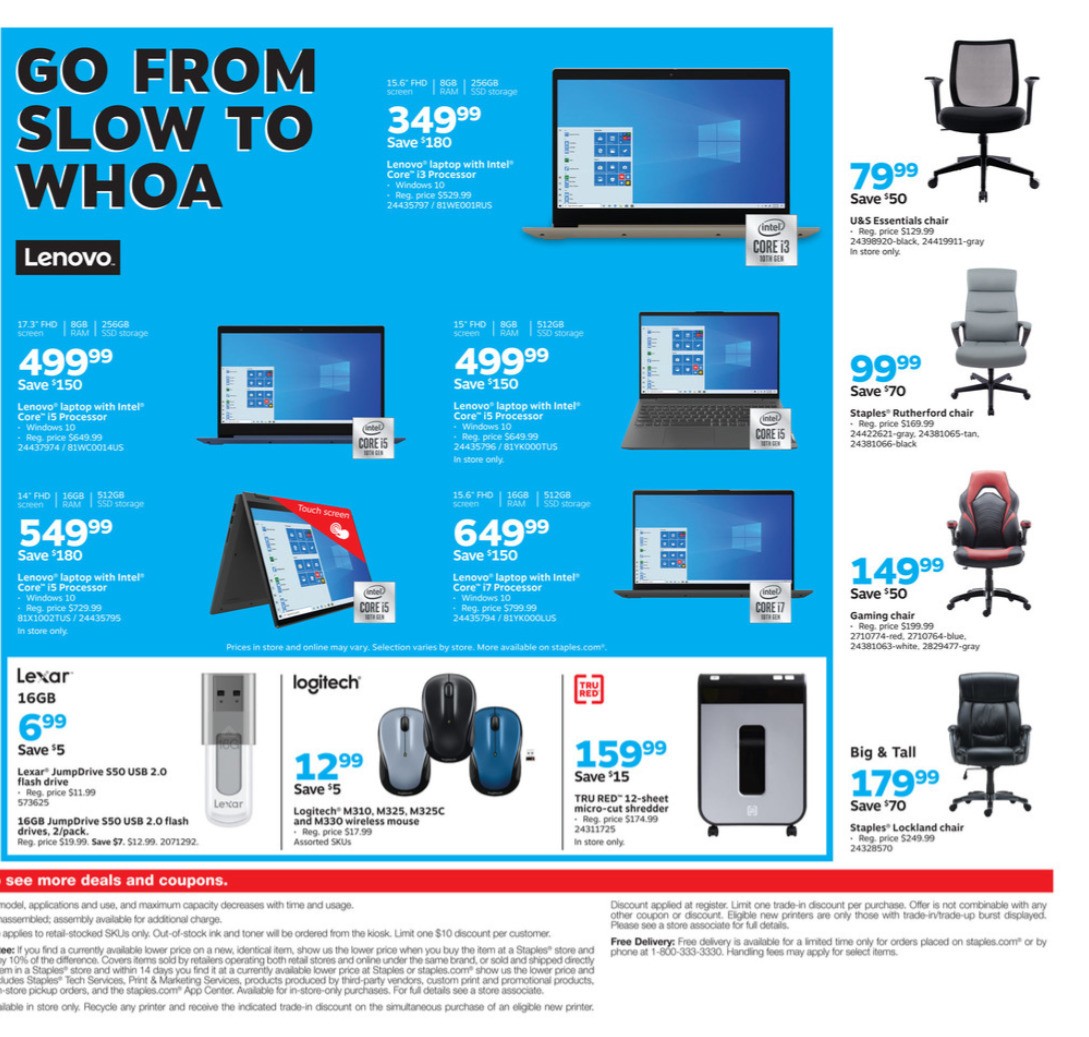 Staples Weekly Ad from July 12