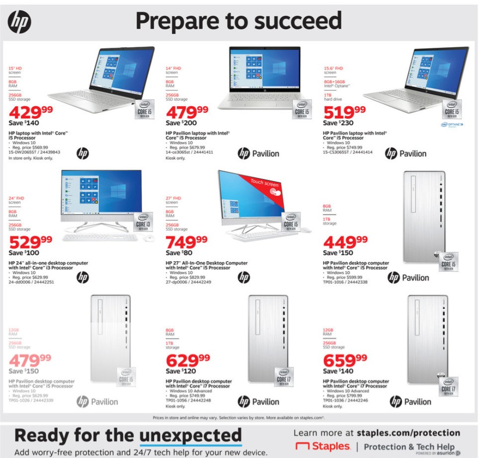 Staples Weekly Ad from July 26
