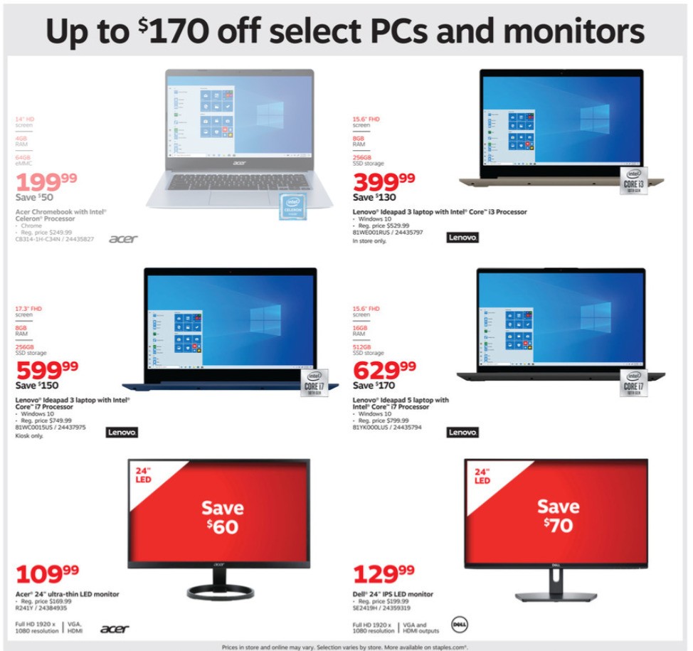 Staples Weekly Ad from July 26