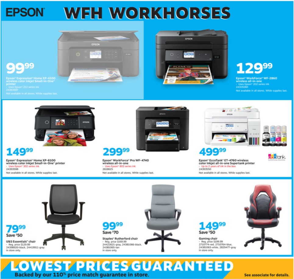 Staples Weekly Ad from July 26